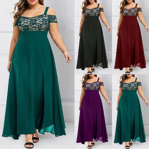 Plus size women sexy maxi - size,