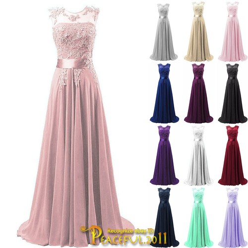 Chiffon bridesmaid dress - bridesmaid, long