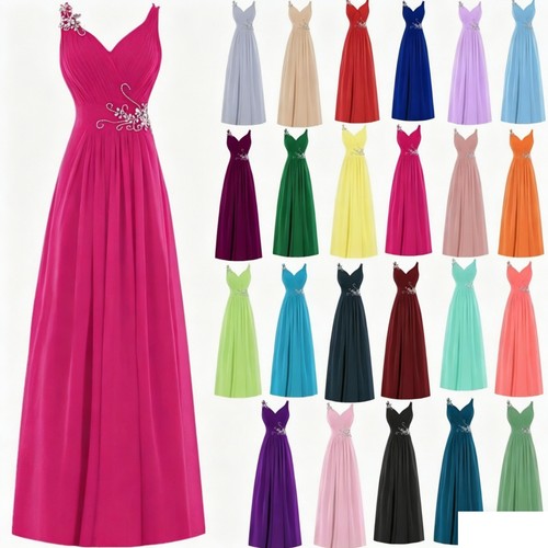 Long chiffon wedding - long,