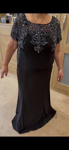 Black evening maxi dress size - evening,