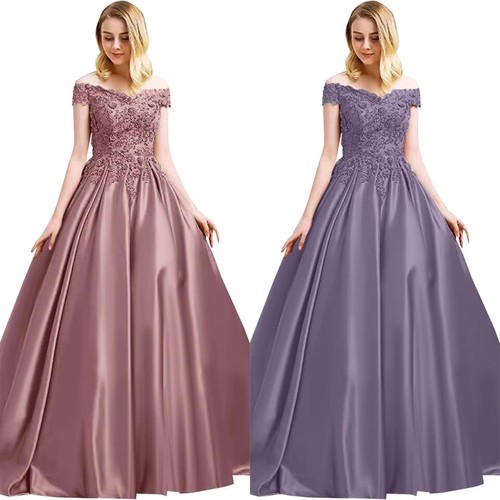 Lace long ball gown dress - lace,