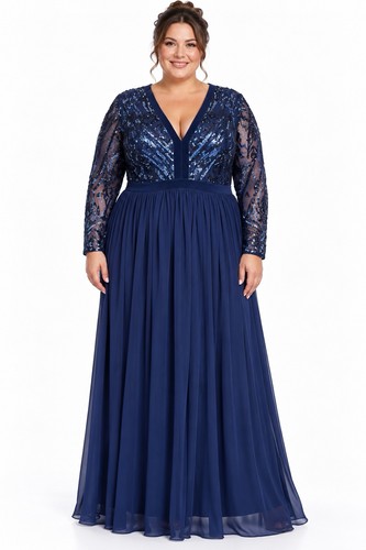 Goddiva plus size navy - size,