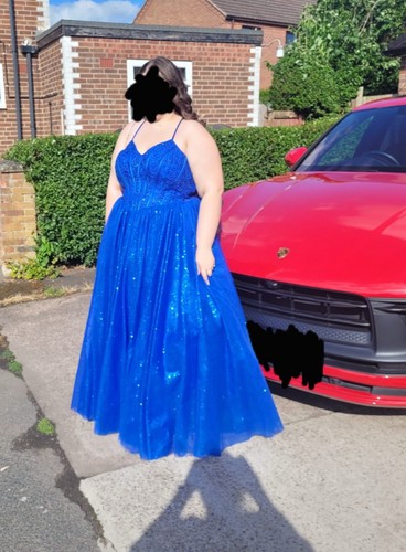 Royal blue prom - blue, size