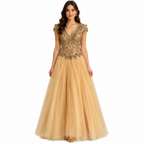 Nwt jovani bejeweled evening - jovani,