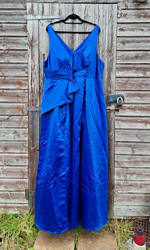 Shein curve royal blue slit - shein,