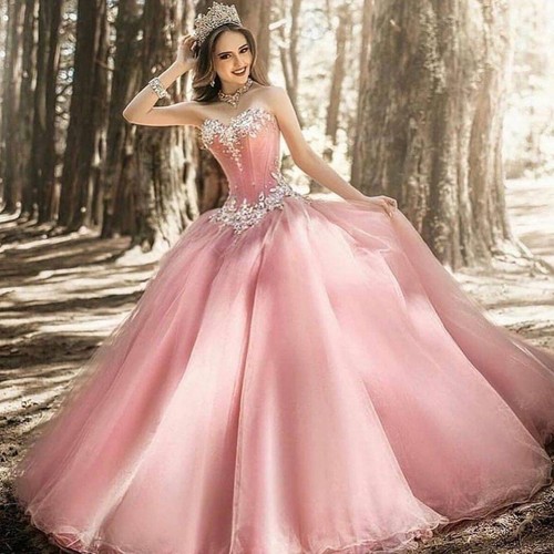 Pink strapless sweetheart - pink,